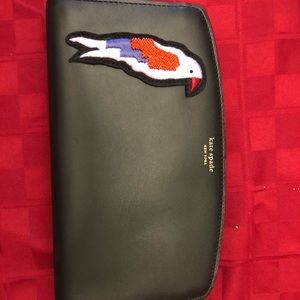 Kate Spade Beaded Flock Party Crossbody Parrot